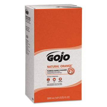 GOJO® Natural Orange Pumice Hand Cleaner Refill, Citrus Scent, 5,000 Ml, 2-carton freeshipping - TVN Wholesale